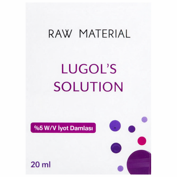 Raw Material More Than Lugol's Solution %5 İyot Damla 20 ml